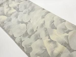 木々模様織出し名古屋帯